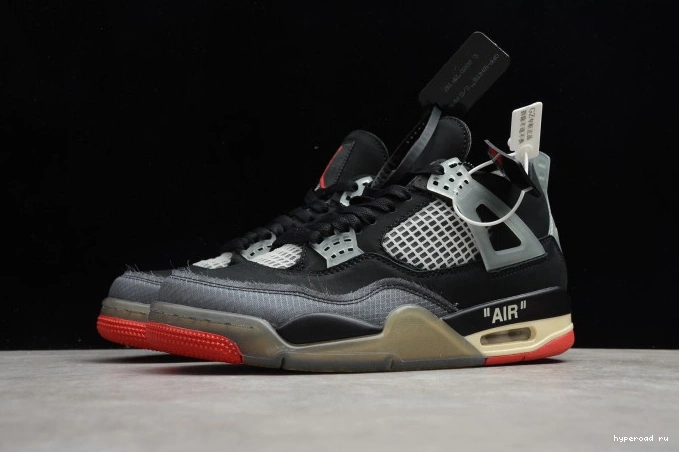 CV9388-001 4 Retro x White Bred Jordan Air Off 0913